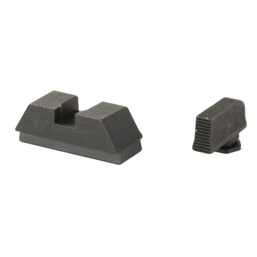 AmeriGlo Optic Compatible Set Glock G43X & G48, Black Front & Rear Iron Sights