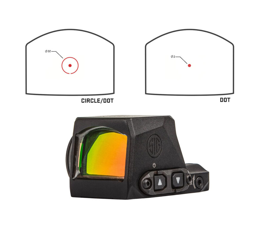 Sig Sauer ROMEO X COMPACT 24MM Red Circle Dot Reflex Optic for RMSc ...