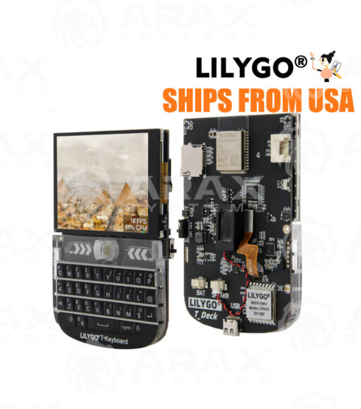 LILYGO® T-DECK Meshtastic LoRa 915MHz Black Keyboard Encrypted Mesh Radio Module