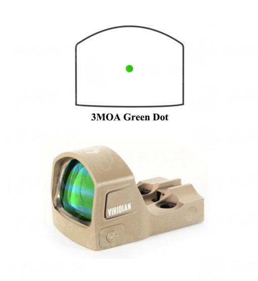 Viridian RFX15 FDE 3MOA Green RMSc 981-0143