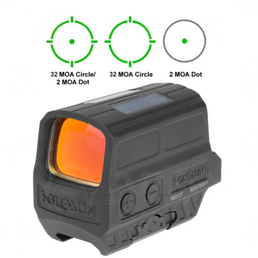 Holosun HE-512T-GR Titanium Enclosed Green MRS 